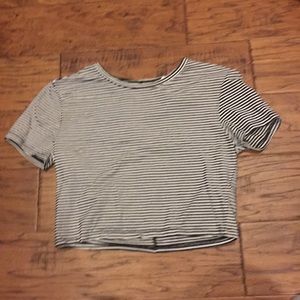 Pacsun Cropped Striped Top